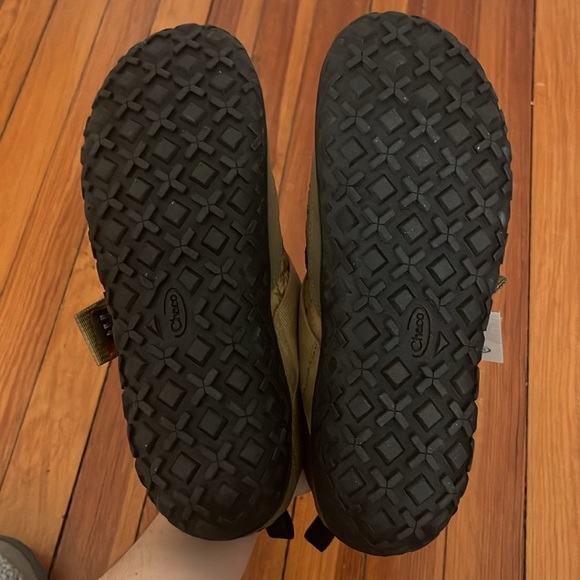 NWT Chaco Quilted Ramble Puff Shoes Military Olive Sz 9 - Picture 5 of 9